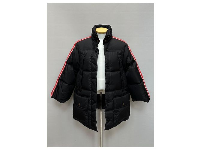 Gucci Interlocking GG Panel Women's Goose Down Jacket Silvery - view 2