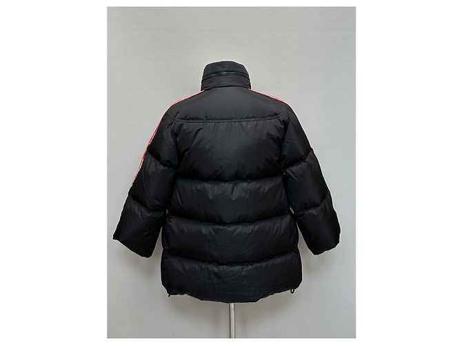 Gucci Interlocking GG Panel Women's Goose Down Jacket Silvery - view 4