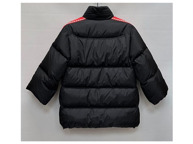 Gucci Interlocking GG Panel Women's Goose Down Jacket Silvery - view 6