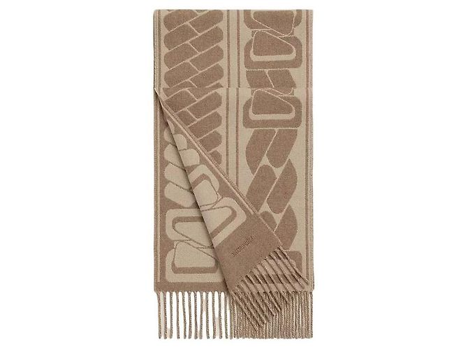Hermès Pañuelo Clic C'est Noue Marron Glacé Naranja - vista 2