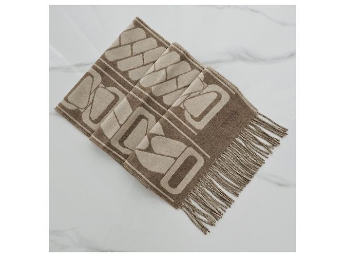 Hermès Pañuelo Clic C'est Noue Marron Glacé Naranja - vista 9