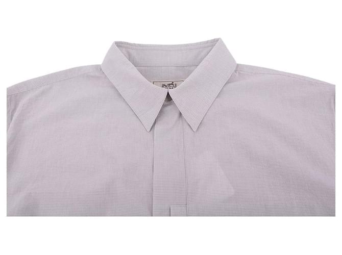 Hermès Sobrecamisa Vichy Mini Multicolore - vista 11