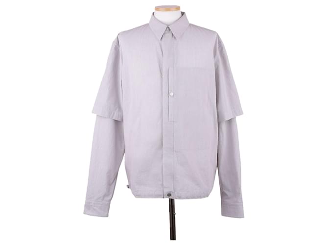 Hermès Sobrecamisa Vichy Mini Multicolore - vista 14