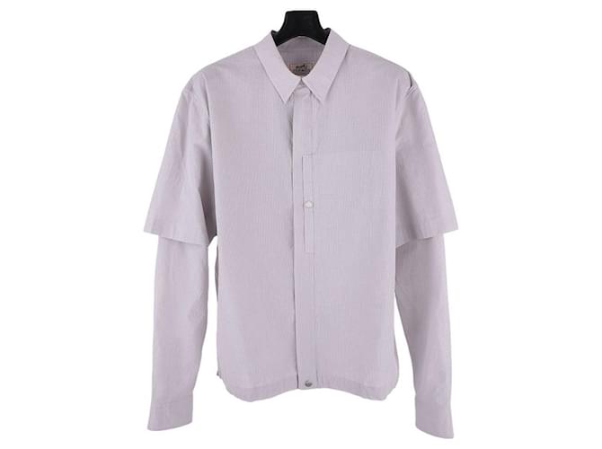 Hermès Sobrecamisa Vichy Mini Multicolore - vista 3