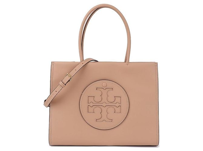 Tory Burch Piccola borsa tote Ella Bio in vimini Marrone - vista 3