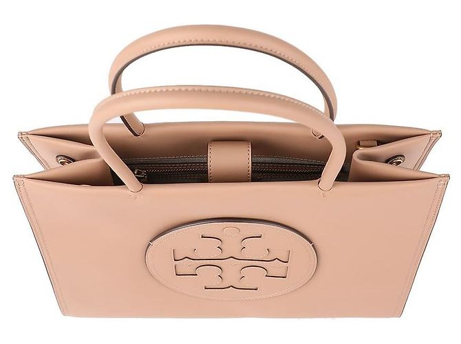 Tory Burch Piccola borsa tote Ella Bio in vimini Marrone - vista 7