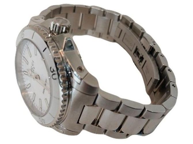 Gucci Reloj Dive Quartz para mujer en acero blanco - vista 3