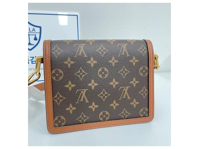 Louis Vuitton Mini borsa a tracolla Dauphine Marrone - vista 6