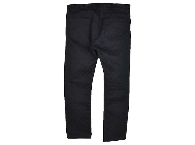 Louis Vuitton Pantaloni in denim Nero - vista 3