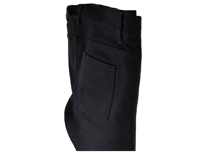 Louis Vuitton Pantaloni in denim Nero - vista 4