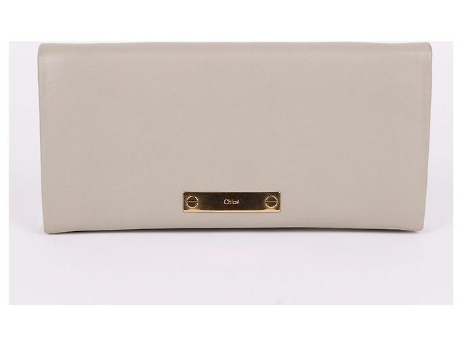 Chloé Pochette da donna Marshmallow Gray Gold Marrone - vista 2