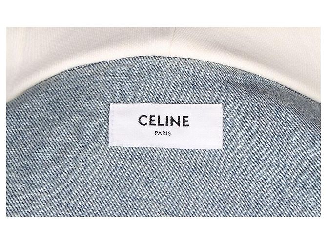 Céline Jeansjacke mit Kapuze XS Blau - Ansicht 8