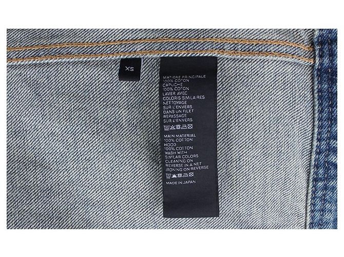 Céline Jeansjacke mit Kapuze XS Blau - Ansicht 9