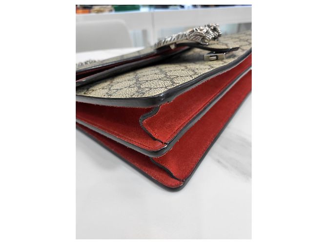 Gucci Piccola borsa a tracolla Dionysus Rossa Rosso - vista 16