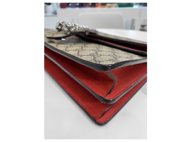 Gucci Piccola borsa a tracolla Dionysus Rossa Rosso - vista 17