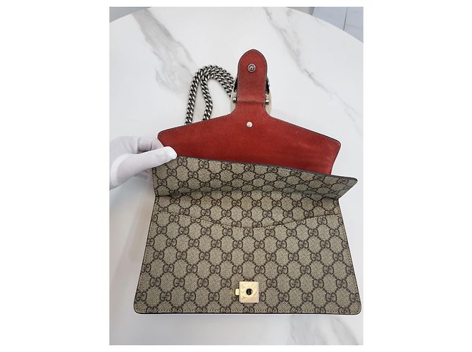 Gucci Piccola borsa a tracolla Dionysus Rossa Rosso - vista 21