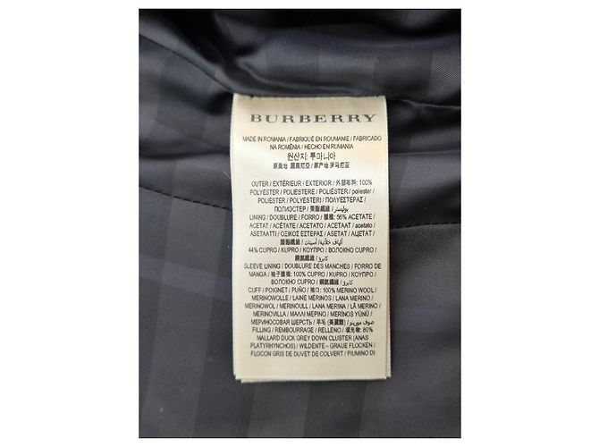 Burberry Casaco de Plumas com Capuz e Acabamento em Pele de Raposa Bege Marrom - vista 13