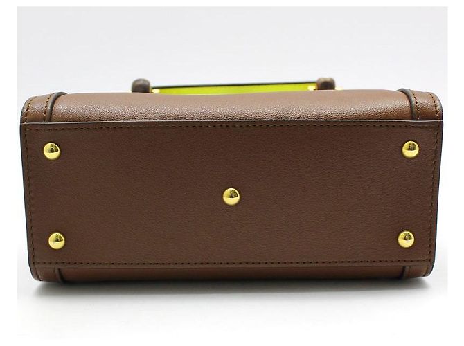 Gucci Mini borsa a tracolla GG Marmont Bamboo Diana Marrone - vista 5