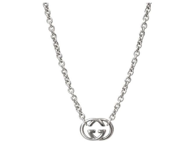 Gucci Verschlungene Silberkette - Ansicht 2