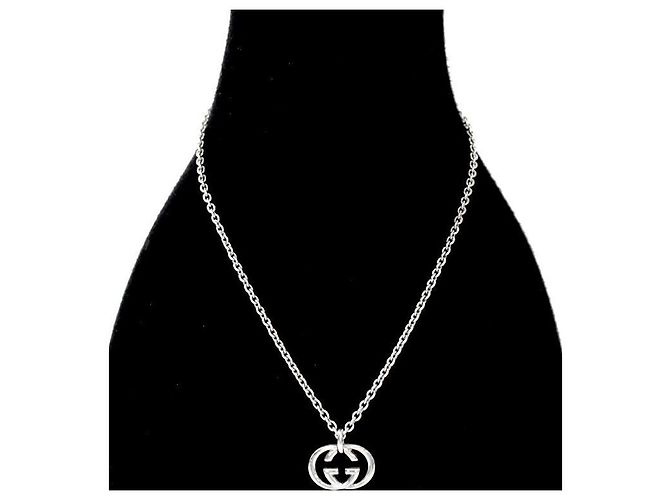 Gucci Collar de plata con eslabones entrelazados - vista 5