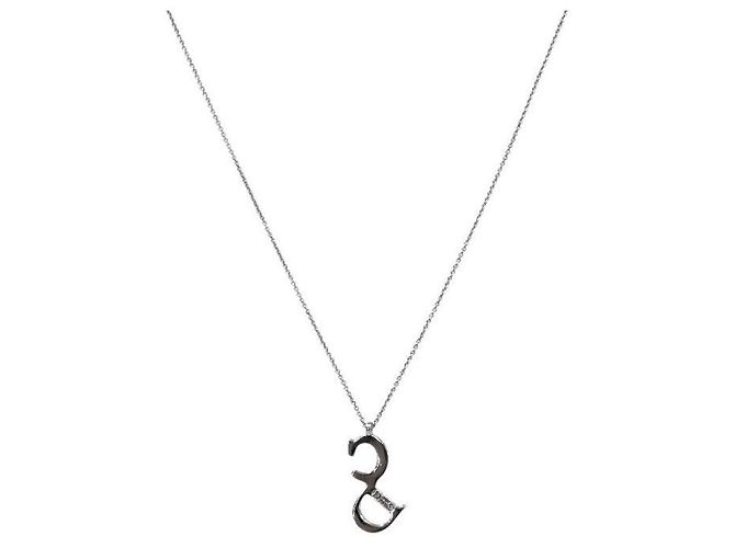 Dior Collana Verticale CD Argento - vista 2