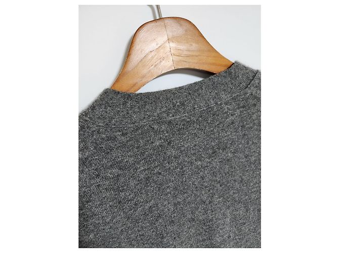 Comme Des Garcons Charcoal Gold Patch Herren-Cardigan Braun - Ansicht 7