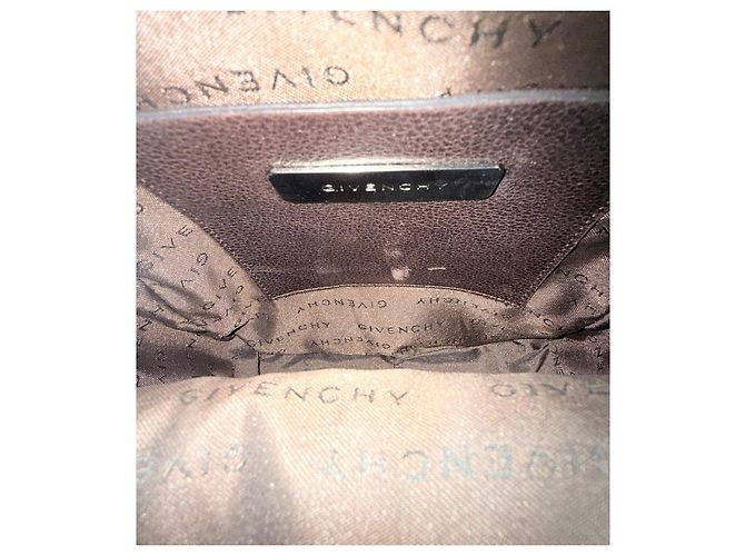 Givenchy Borsa a tracolla in tela marrone - vista 11