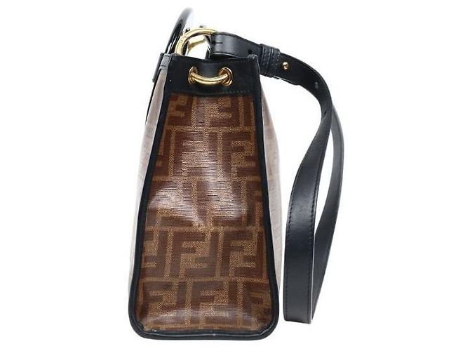 Fendi Borsa Tote Runaway marrone - vista 2