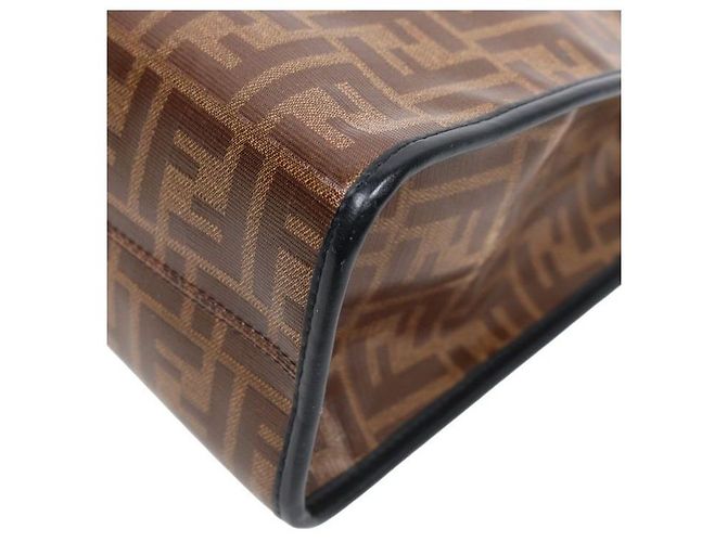 Fendi Borsa Tote Runaway marrone - vista 8