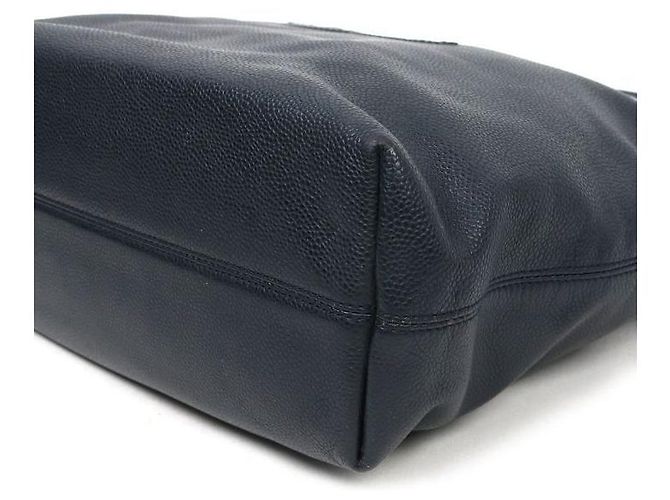 Chanel Bolsa Tote Navy Caviar - vista 6