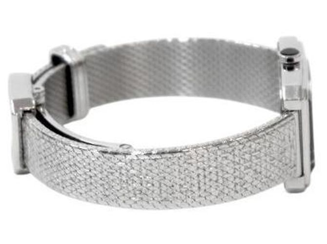 Chanel Relógio Small Boyfriend Tweed Aço Quartzo Branco - vista 5