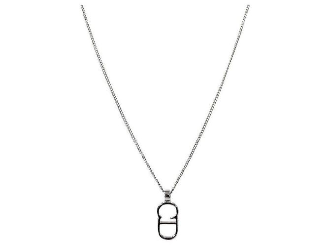 Dior Collier Vertical CD Argent - vue 2