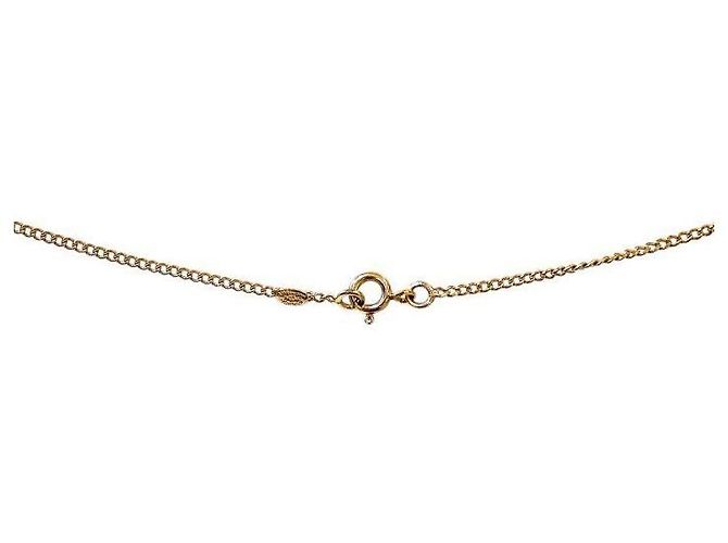 Chanel Schwarze CC Gold Halskette - Ansicht 3