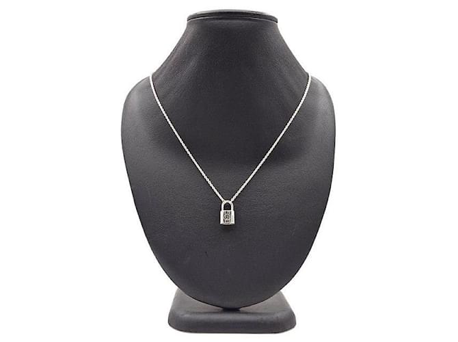 Louis Vuitton Silver Lockit Learn Halskette Silber - Ansicht 2
