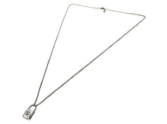 Louis Vuitton Silver Lockit Learn Halskette Silber - Ansicht 3