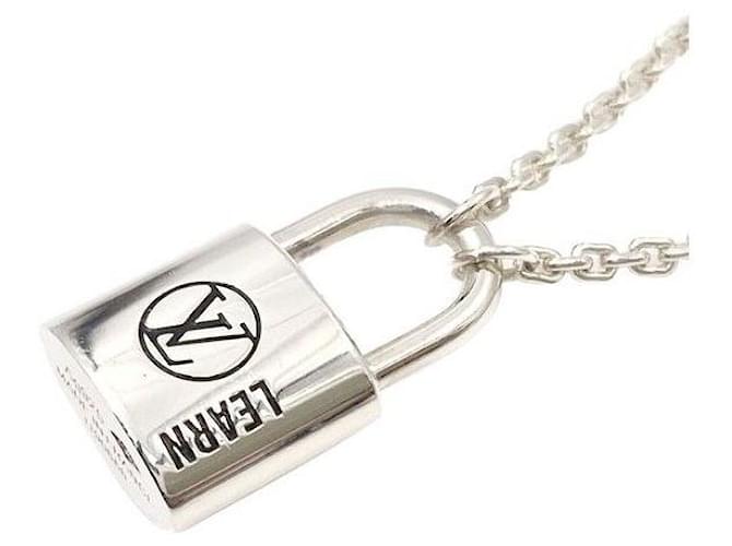 Louis Vuitton Silver Lockit Learn Halskette Silber - Ansicht 4