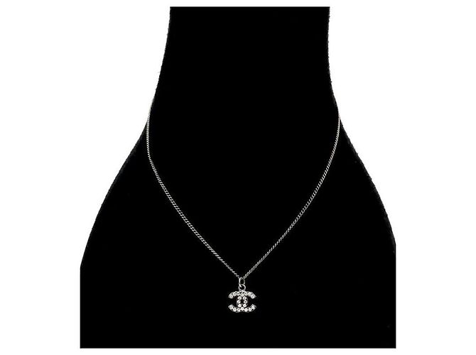 Chanel Collar Cubic CC Plata - vista 5