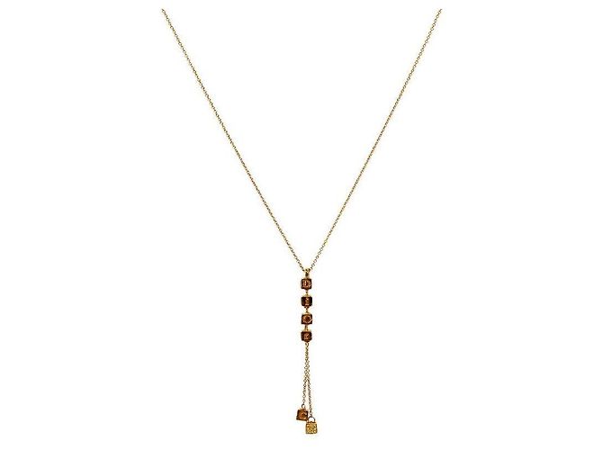 Dior Collar Cubic Cube en Oro Dorado - vista 2