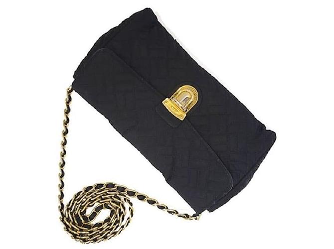 Prada Borsa a tracolla Tesuto Chain Nero - vista 3
