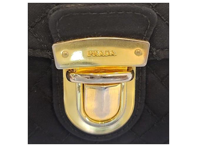 Prada Borsa a tracolla Tesuto Chain Nero - vista 6