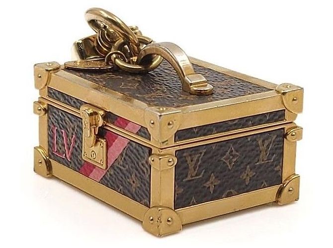 Louis Vuitton Portachiavi Monogram Trunk D'oro - vista 2