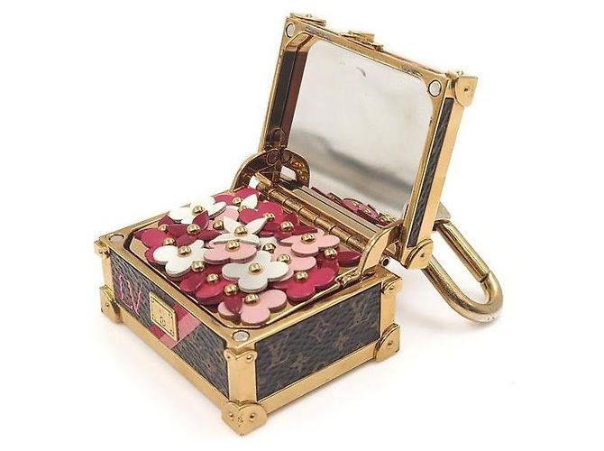 Louis Vuitton Portachiavi Monogram Trunk D'oro - vista 5