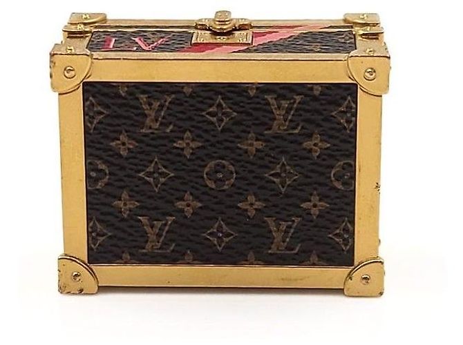 Louis Vuitton Portachiavi Monogram Trunk D'oro - vista 6