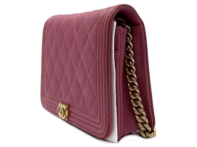 Boy Chanel Borsa a tracolla WOC in Caviar - vista 2