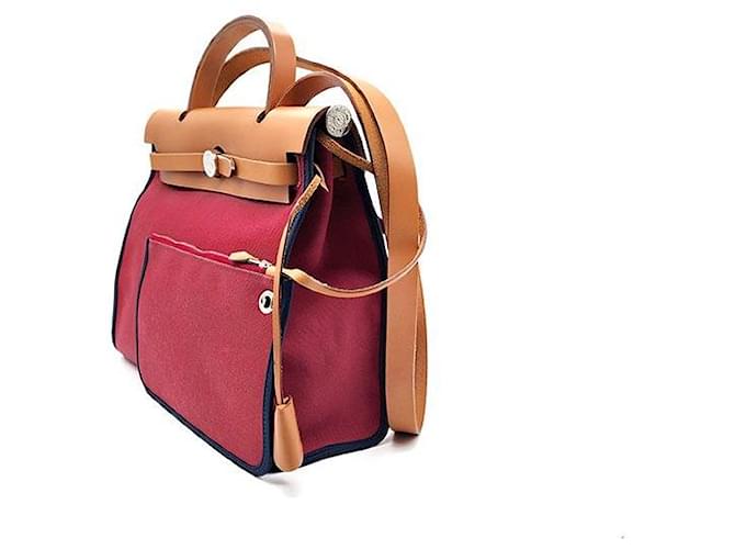 Hermès NEW ZIP Herbag Small Roja - vista 2