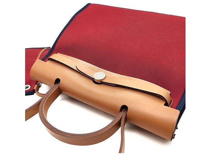 Hermès NEW ZIP Herbag Small Roja - vista 6