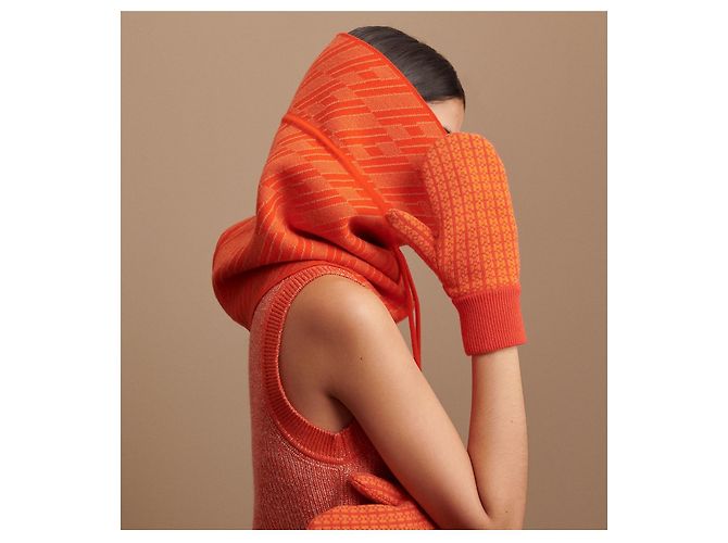 Hermès Guanti Hope NEM Nero - vista 9