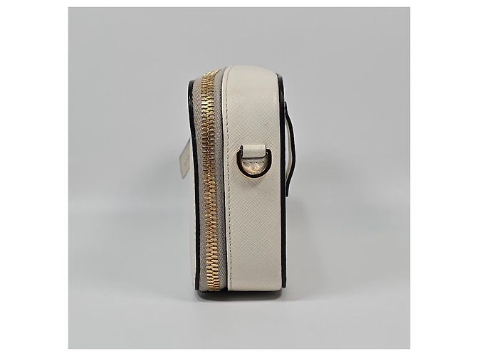 Prada Saffiano Odette Chain Belt Bag Weiß - Ansicht 6