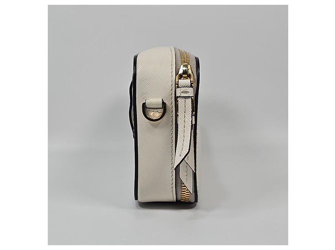 Prada Saffiano Odette Chain Belt Bag Weiß - Ansicht 7
