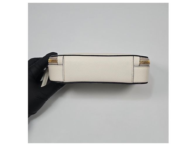Prada Saffiano Odette Chain Belt Bag Weiß - Ansicht 9